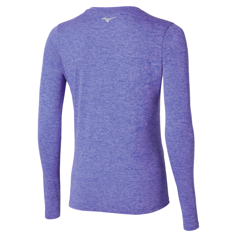 Mizuno Core Impulse Long Sleeve tee Iris Bloom